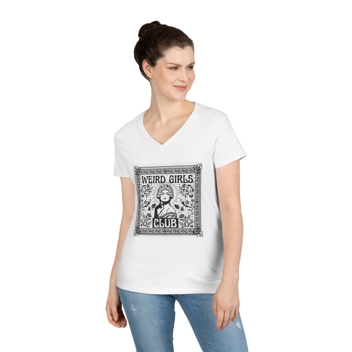 ITPJ Weird Girls Club V-Neck Tee