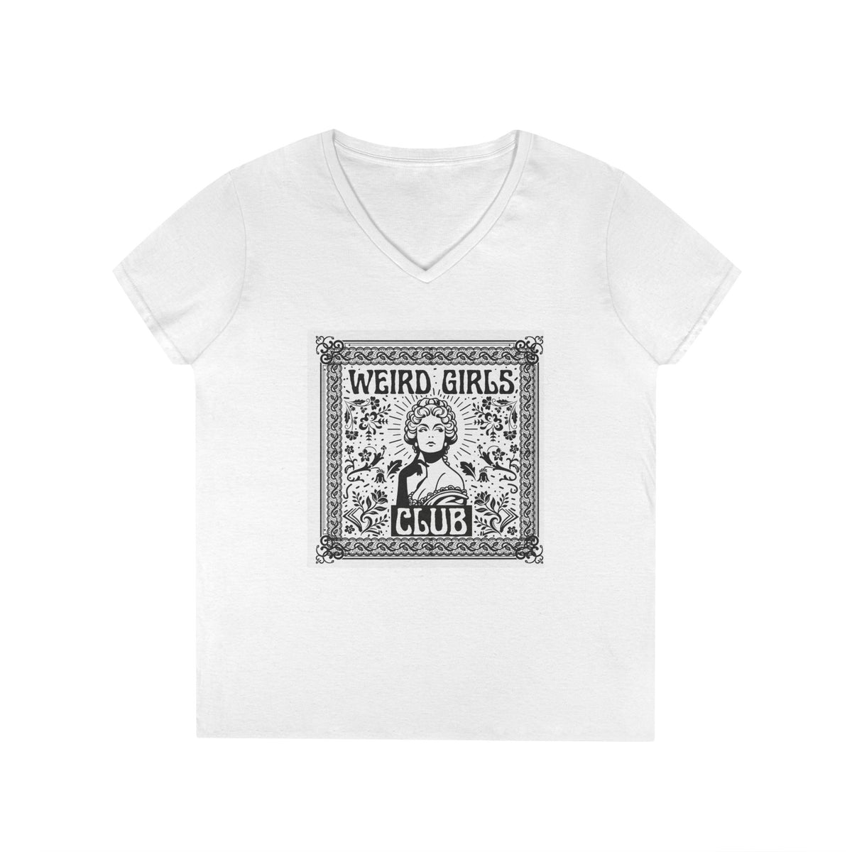 ITPJ Weird Girls Club V-Neck Tee