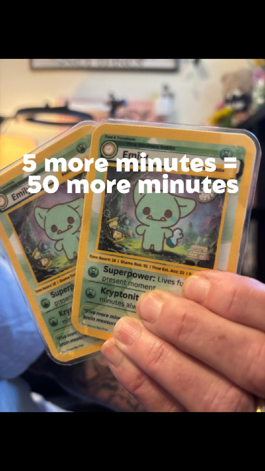 Emily's Bedtime Card | Time Blindness Goblin - Chapter 1 Collectible