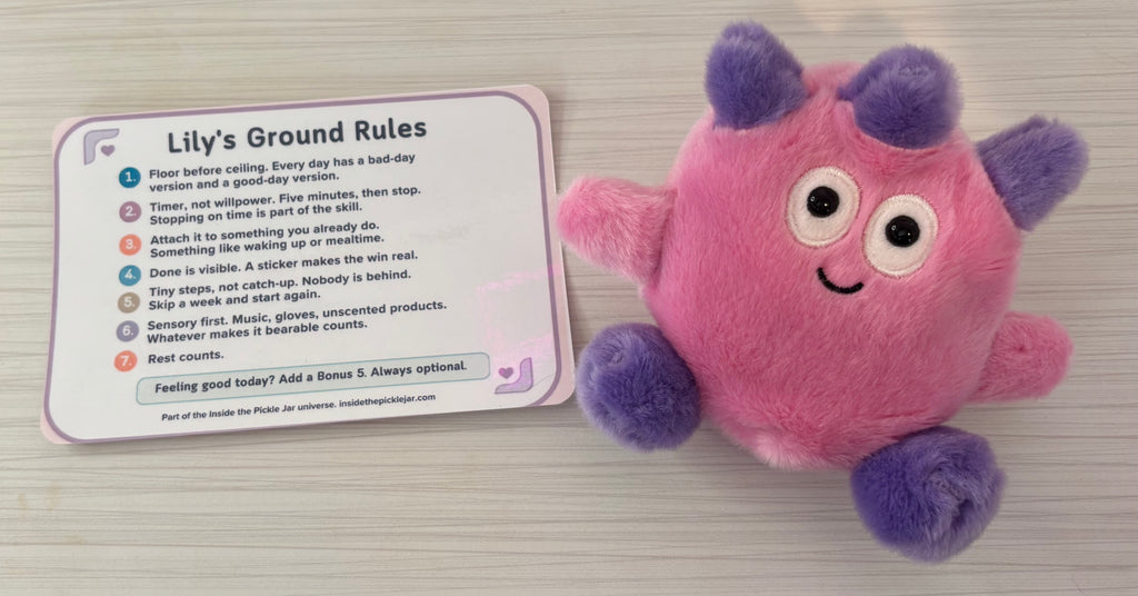 Lily Runs the House: Weekly Cleaning Tracker for Neurodivergent Brains