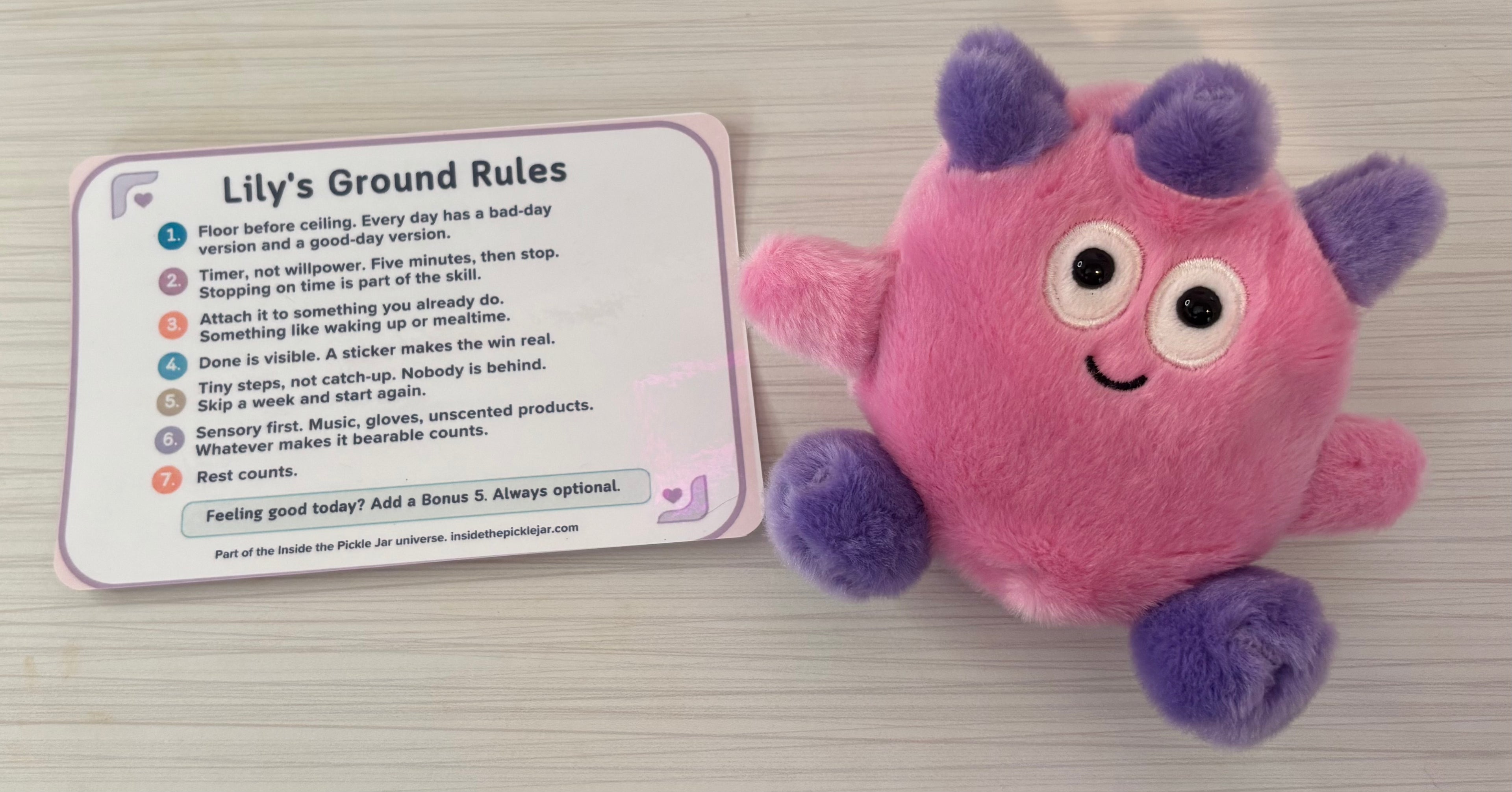 Lily Runs the House: Weekly Cleaning Tracker for Neurodivergent Brains