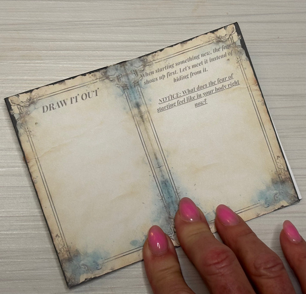 Permission to Begin - A Creative Year Zine | Month 1 (Physical Packet)