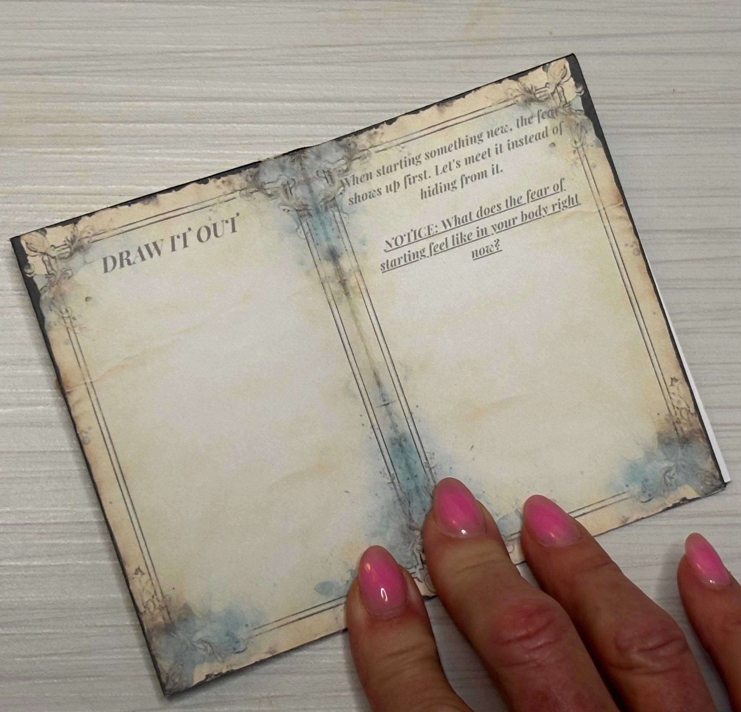 Permission to Begin - A Creative Year Zine | Month 1 (Physical Packet)