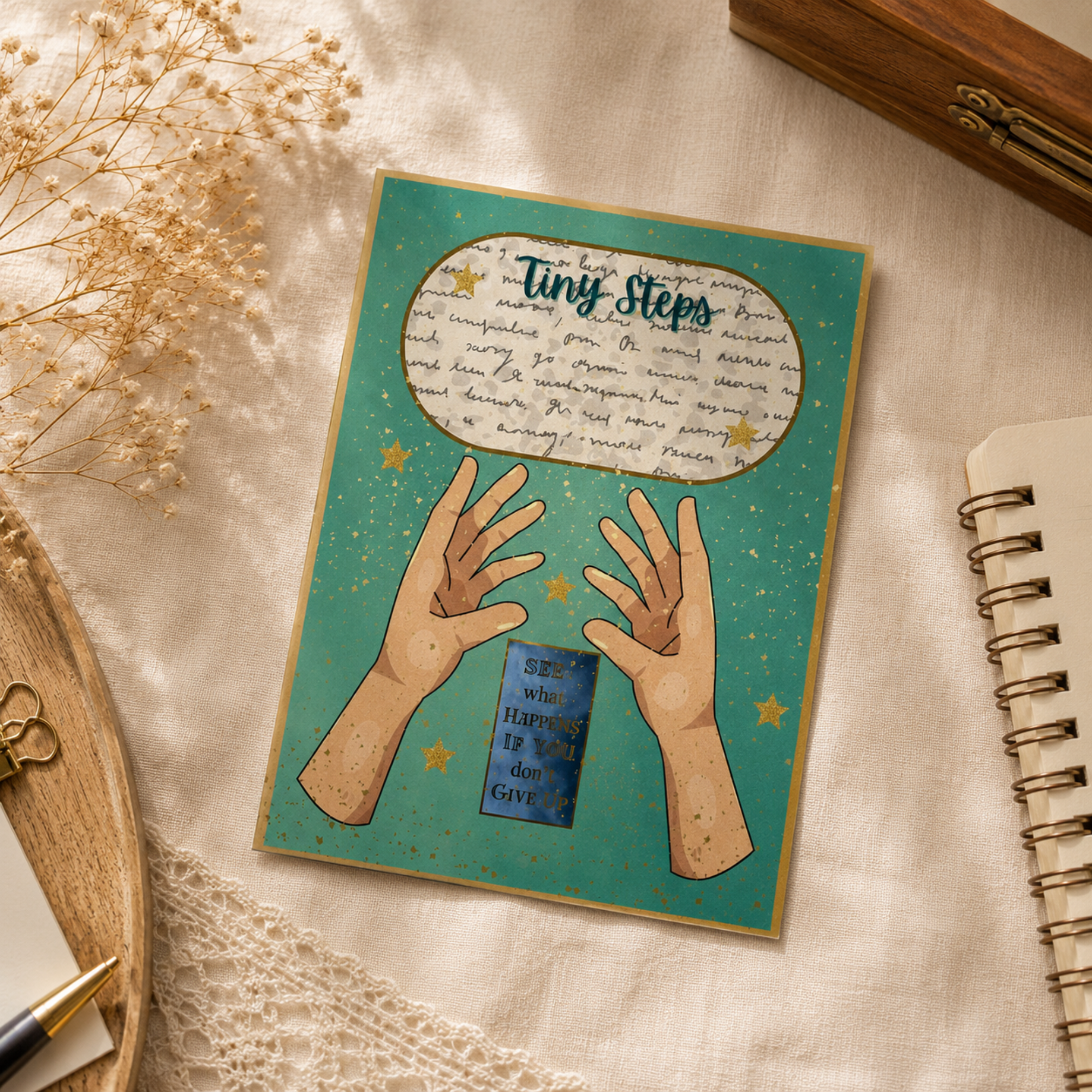 Tiny Steps - Inside the Pickle Jar Art Card image 2