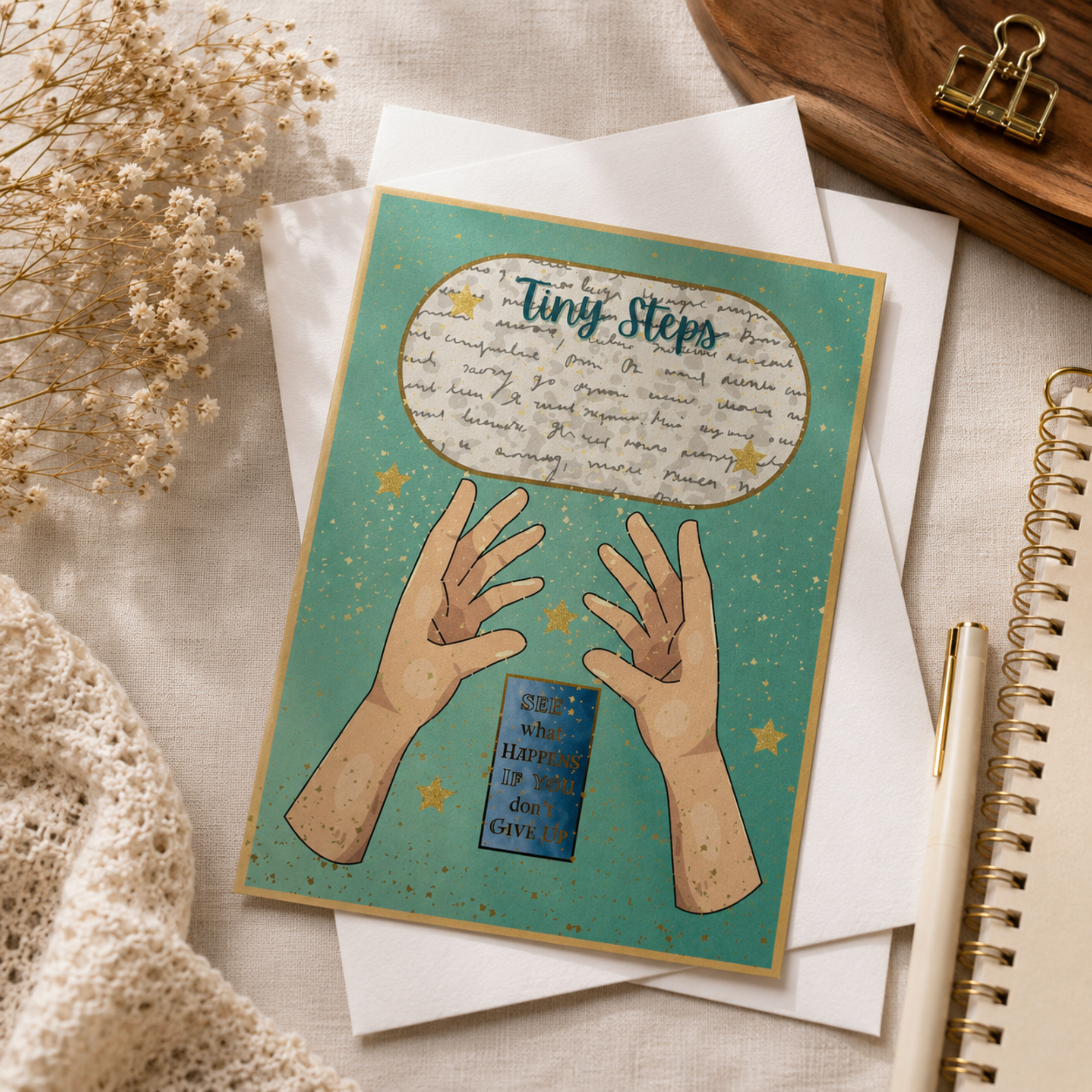 Tiny Steps - Inside the Pickle Jar Art Card image 1