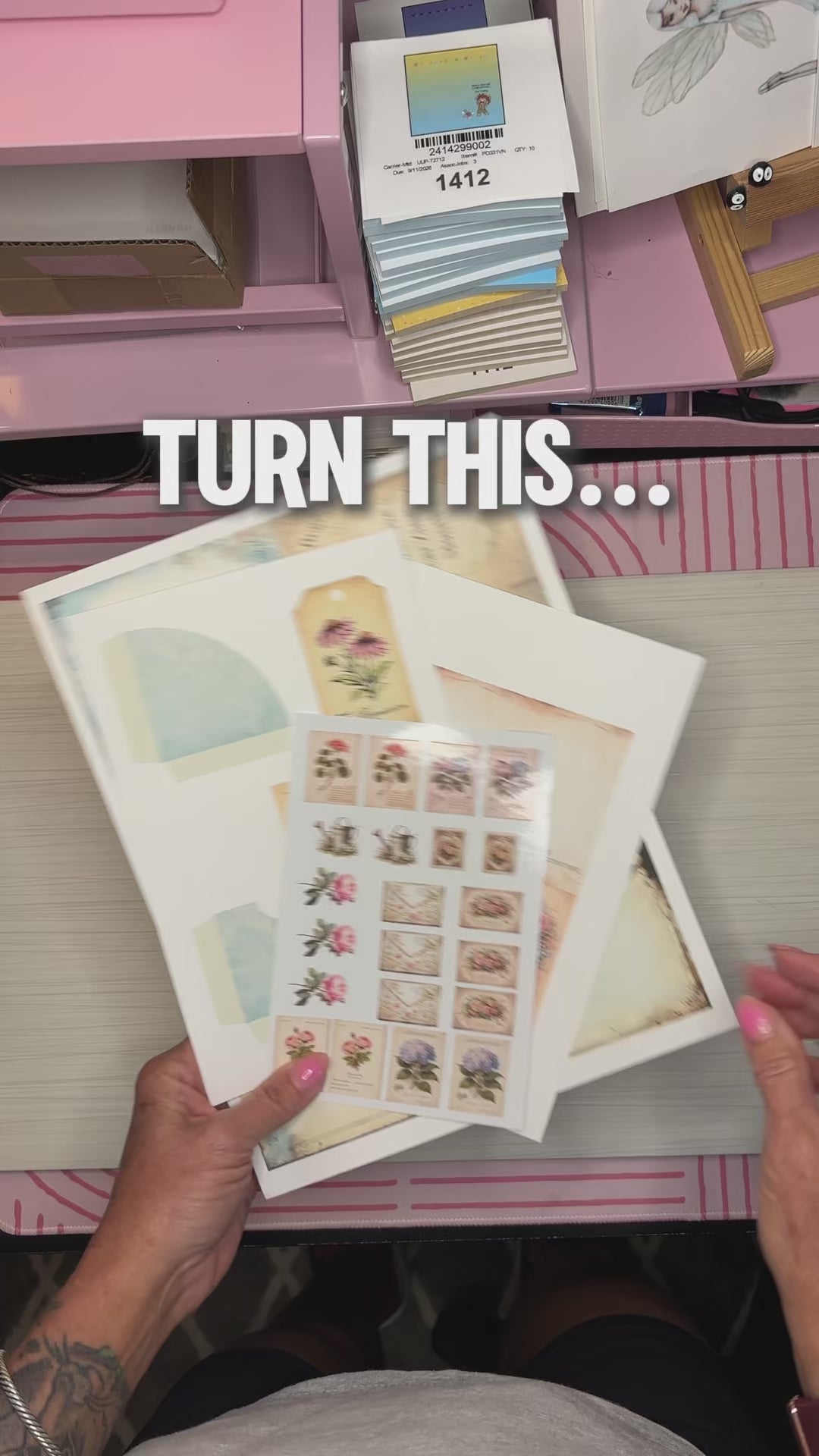 Permission to Begin - A Creative Year Zine | Month 1 (Physical Packet)